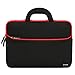 Evecase HP Stream 13/14 Sleeve Case, Portable Slim Neoprene Travel Carrying Sleeve Case Bag w/ Dual Handle and Accessory Pocket for HP Stream 13.3-14inch Laptop – Black