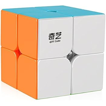 D-FantiX Qiyi Qidi S 2x2 Speed Cube Stickerless Puzzle Cube for Kids