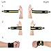 LHOTSEE Premium Wrist Straps，Professional Weight Lifting Training Wrist Straps Support Braces Wraps For Men and Women (Yellow)