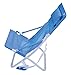 Rio Beach Portable Compact Fold Breeze Beach Sling Chair, Light Blue
