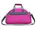 MIER 20 Inches Sports Gym Bag Travel Duffel Bag with Shoes Compartment for Women and Men (Pink)