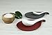 SbS Silicone Spoon Rests, Utensil Holder for Kitchen Set of 2 in Red and Gray, Extra Large Size