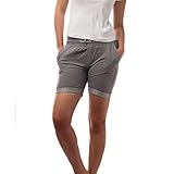 Fiori Fashion Activewear soft and comfy lounge Shorts (Extra Large, Grey)