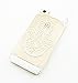 Clear Plastic Case Cover for Iphone 5 5s 5c- (Henna) Hamsa Hand of Fatima Mary Ohm (For iPhone 5 5S)
