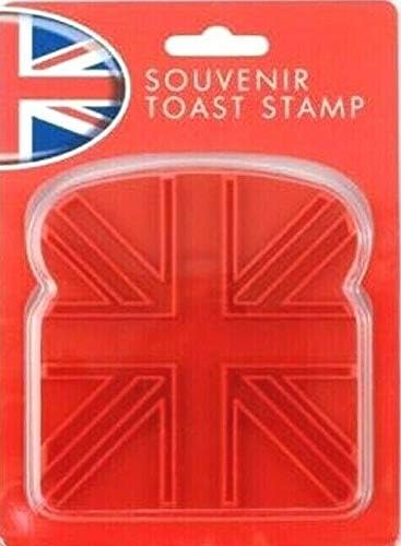 Union Jack Toast Stamp UK UJ Flag Souvenir Novelty Kitchen Breakfast Party