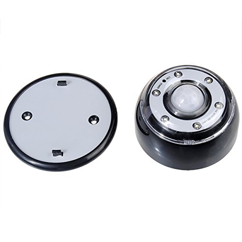 6-LED-Bulbs-Pir-Sensor-Motion-Detector-Light-Lamp-Black