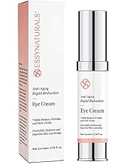 EssyNaturals Anti-Aging Rapid Reduction Eye Cream - Visibly and Instantly Reduces Wrinkles, Under-Eye Bags, Dark Circles in 120 Seconds