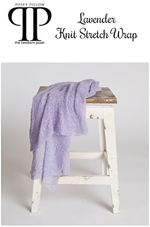 Stretch knit wrap~ Color Lavender ~ by Posey Pillow ~ Newborn Photo Prop