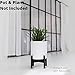 Sona Home Adjustable Mid Century Plant Stand, Available in 3 Sizes, 3 Colors – Modern Plant Stand for Indoor & Outdoor Use, Planter Stand Only (Low, Black)thumb 2