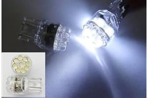 LEDIN 2 Pcs of White 15 LED Bulb Stop Light 7443 7440 992 T20 7441