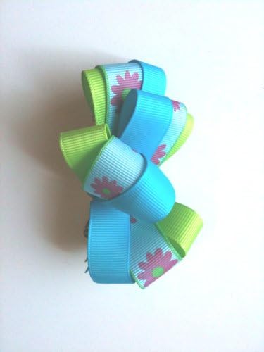 Flower Ribbon Clip