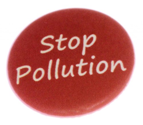A&T Designs Unisex - Stop Pollution 1.25