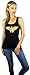 DC Comics Womens Wonder Woman Logo Tank Top (Wonder Woman Black, Small)