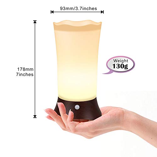 ZEEFO Motion Sensor Light, Wireless PIR Night Lights Portable Retro LED Battery Powered Light for Be - //coolthings.us