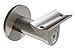 B52 Anodized Handrail Aluminum Wall Support Handrail 2 In. Stainless Steel Look