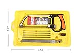 Mini suit handsaw JCT 8pc Magic Universal Hand Saw Kit Toolbox Of Multi Blades Set Works As Hacksaw Coping Bow Jab Rip Pruning Chain Handsaws A Cutter Suitable To Cut Wood PVC Pipes Glass