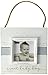 Mud Pie Sweet Baby Boy Hanger Distressed Frame Nursery Décor, Blue, 4