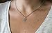 Heartland Store Women's Sterling Silver Fleur-de-lis Teardrop Miraculous Pendant + 18 Inch 2.1mm Rhodium Plated Chain & Clasp