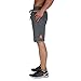 BROKIG Mens Bodybuilding Gym Workout Running Cotton Shorts Cut Off Edge (Large, Gray)