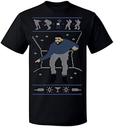 Lion Tees Adult Christmas Hotline Bling Funny Ugly Christmas T-Shirt - Large (Black)