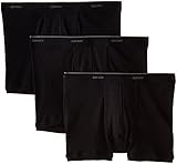 DKNY Men's 3 Pack Classic Boxer Brief,Black,Large