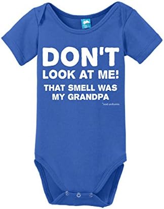 Don't Look at me That Smell was My Grandpa Printed Infant Bodysuit Baby Romper