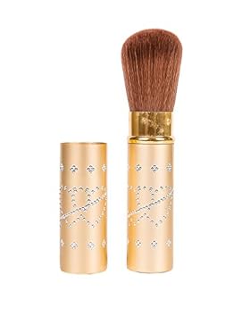 Dream Maker Retractable Face Powder Blush Brush (Peach)