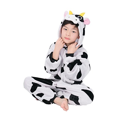 IFLIFE Children Onesie Pajamas Animal Costume Hooded Sleepwear For Boys Girls Cosplay