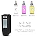 GOJO ADX-12 Push-Style Foam Hand Soap Dispenser, Black, for 1250 mL GOJO ADX-12 Foam Hand Soap Refills (Pack of 1) - 8886-06
