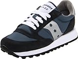 Saucony Originals Women's Jazz Original Classic Retro Sneaker, Navy/Silver, 7.5 M US