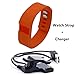 Nicequip TM Replacement Bands Wristband Strap with Clasps with TW64 charger for TW64 (Orange)