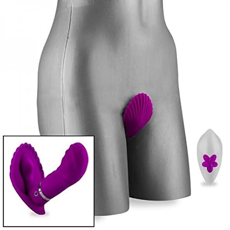 Pinker Butterflyvibrator mit Innendildo