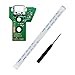 USB Charging Port Charger Socket Board FJDS-040 with 12 Pin Flex Ribbon Cable Replacement Part for Sony PS4 Version 4 4th Generation PS4 Wireless Dualshock 4 Controller + Free Tool