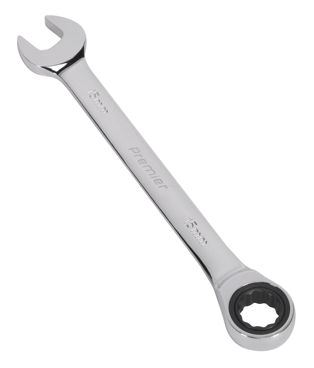 Sealey Rcw15 Ratchet Combination Spanner 15Mm