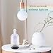 DOUDING Glass Essential Oil Diffuser, Cool Mist Humidifier 120ML Aromatherapy Diffuser with Adjustable Mist Mode, Safety Waterless Auto Shut-off and 7-color LED Night Lightsthumb 1