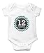 Monthly Baby Stickers Baby Boy Month 1-12 Milestone Age- Onesie Sticker