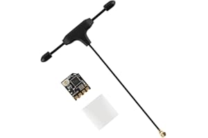 STARDRONE Radiomaster RP1 2.4GHz ExpressLRS Nano Receiver with 65mm UFL T Antenna for ELRS FPV Remote Controller Ideal for FPV Drone/Tiny Whoop/Fixed-Wing RC Plane