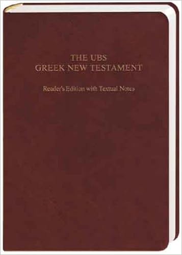 Ubs Greek New Testament Reader S Edition With Textual Notes Greek Edition Barclay Newman Barclay Newman Florian Voss 9783438051547 Amazon Com Books