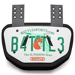 Battle Sports License Plate Football Back Plate
