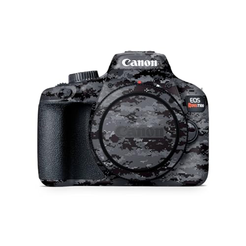 Camera Skin Compatible with Canon EOS Rebel T100 (2018) - Digital Camo - Premiu…