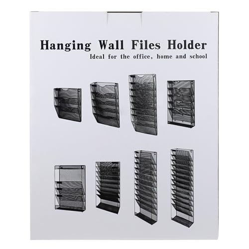 A4 mesh hanging wall file holder in tray wall file holder mail organizer magazine storage rack letter trays file organizer