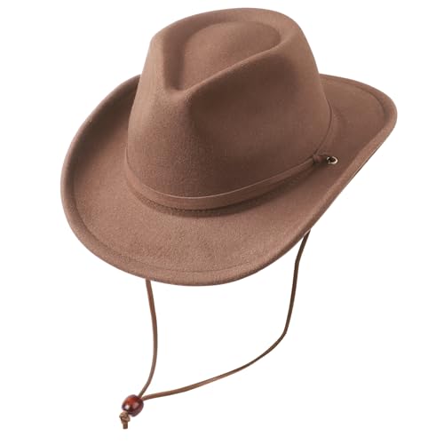 1 Pc Cowboy Hat: Khaki 17a