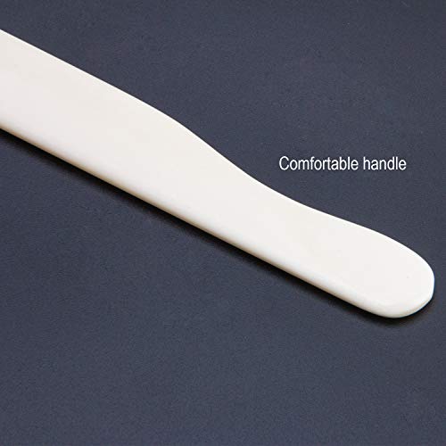 Large Genuine Bone Folder Tool - Real Craft Bone Folders Paper Creaser Crafting Folding Scoring Burnishing Creasing Scrapbooking Tools For Beginner DIY Bookbinding Supplies Leather Origami Paper Craft - Thumbnail 4