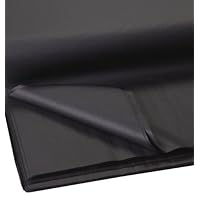 Jillson Roberts Bulk 20 x 30 Inches Recycled Tissue Available in 28 Colors, Black, 480 Unfolded Sheets (BFT21)