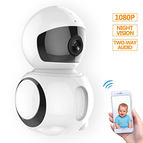 HD IP Camera - Wireless IP Camera with Two-way Audio, Night Vision Camera, 2.4GHz 1080P Camera for Pet Baby Monitor, Home Security Camera Motion Detection Indoor Camera with Micro SD Card Slot - Thumbnail 7