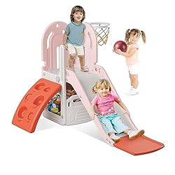 BIERUM 4 in 1 Toddler Slide, Slide for Toddlers Age