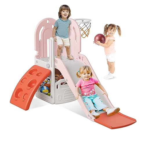 BIERUM 4 in 1 Toddler Slide, Slide for Toddlers Age