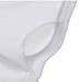 HENNY RUE Women's Front Zipper Closure Sports Bra Padded Workout Yoga Bras Pack of 3 White XL
