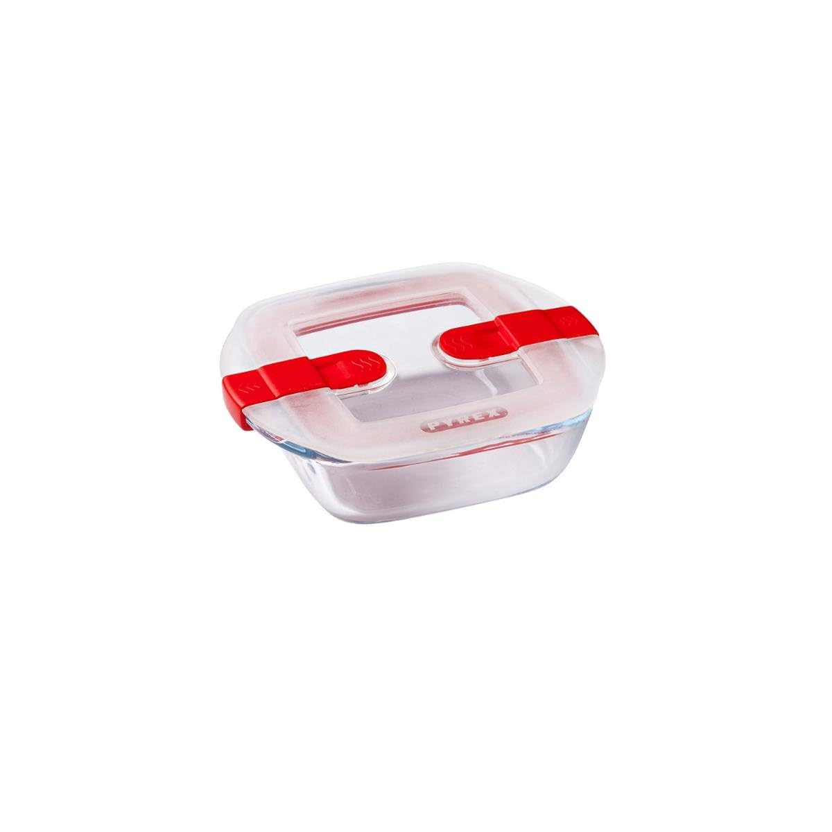 Pyrex Cook & Heat Square Dish with Lid - 140x120mm 350ml