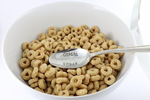 Personalized Cereal Silver Spoon Gift - Custom - Vintage Silverware - Flatware